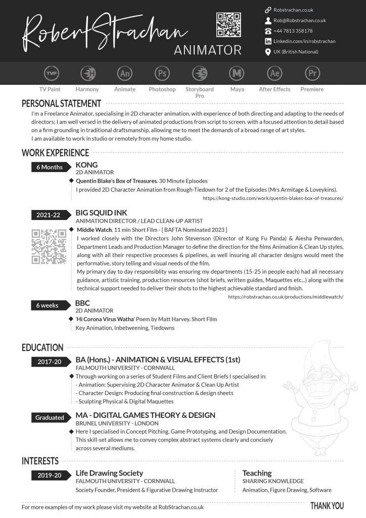 Robert Strachan Resume